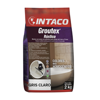 Fragua Groutex Gris Claro 140-580 Con Arena 2 Kg Intaco